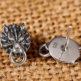 Gothic wolf earrings nz