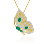 Green agate butterfly necklace nz