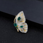 Green agate butterfly necklace nz