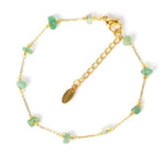 Green aventurine gold bracelet nz