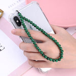Green beaded phone strap nz