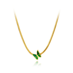 Green butterfly necklace nz