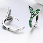 Green flower earrings nz