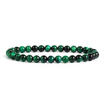 Green tiger eye bracelet 6mm / 17 cm nz