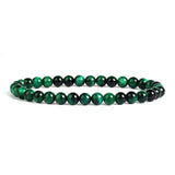Green tiger eye bracelet 6mm / 17 cm nz