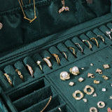 Green Velvet Jewellery Box With drawer nz