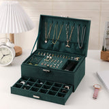 Green Velvet Jewellery Box With drawer nz
