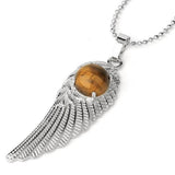 Guardian Angel Tiger Eye Necklace The chain nz