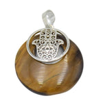 Hamsa Tiger Eye Necklace nz