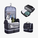 Hanging men’s toiletry bag Black nz