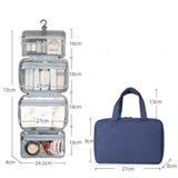 Hanging toiletry bag with Hook Blue nz