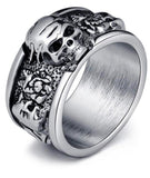 Hard Rock Skull Ring 57 mm nz