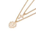 Heart and cross necklace nz