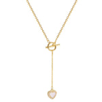 Heart and pearl necklace nz
