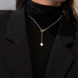 Heart and pearl necklace nz