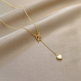 Heart and pearl necklace nz
