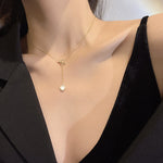 Heart and pearl necklace nz