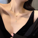Heart and pearl necklace nz