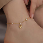 Heart anklet nz