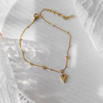 Heart anklet nz