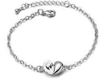 Heart bracelet Blan nz