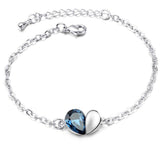 Heart bracelet Blue nz