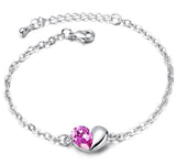 Heart bracelet Pink nz