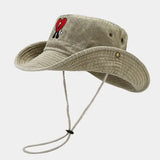 Heart bucket hat Beige nz