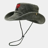 Heart bucket hat Dark green nz