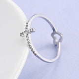 Heart Cross Ring nz