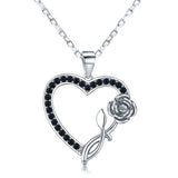 Heart Flower Necklace nz