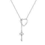 Heart Key Necklace nz
