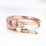 Heart key ring nz