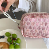 Heart makeup bag pink nz