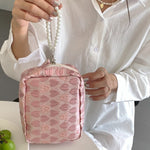 Heart makeup bag pink nz