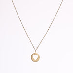 Heart necklace stainless steel Gold nz