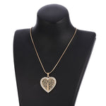 Heart necklace with tree of life nz