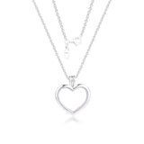Heart pendant in silver nz