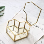 Heart-shaped glass jewellery box nz