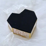 Heart-shaped glass jewellery box nz