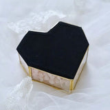 Heart-shaped glass jewellery box nz