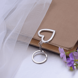 Heart shaped keyring nz