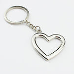 Heart shaped keyring nz