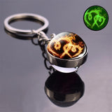 Heart shaped LED keyring 2 nz