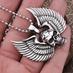 Hells Angels Skull Necklace nz