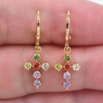 High quality cross earrings Multicoloured nz