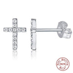 High Quality Gold cross earrings Silver nz