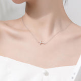 Horizontal cross necklace nz