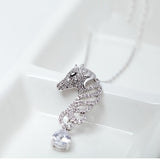 Horse diamond necklace Diamond nz