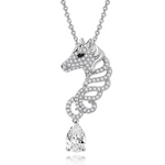 Horse diamond necklace nz